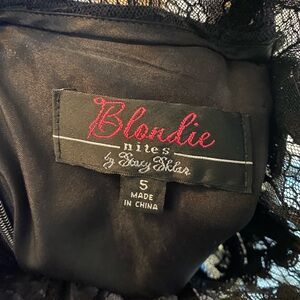 COPY - Blondie Nites Women’s Strapless Corset Illusion Satin Dress with pockets